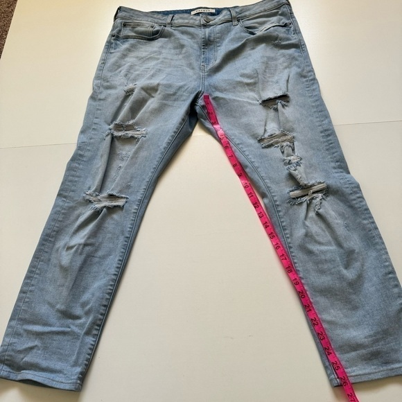 Pacsun slim taper distressed jean 36x32 blue - Picture 4 of 8